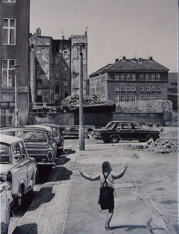 Die stille Stadt 2023 80 x 60 cm